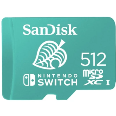 SanDisk Nintendo Switch Animal Crossing Leaf microSD Card