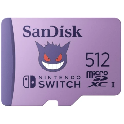 SanDisk Nintendo Switch Pokémon Gengar microSD Card