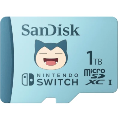 SanDisk Nintendo Switch Pokémon Snorlax microSD Card