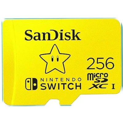 SanDisk Nintendo Switch Super Mario Super Star microSD Card